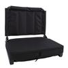  , foldable, portable stadium seat with ergonomic lumbar support, 5   angles, quick folding, carrying strap, iron and