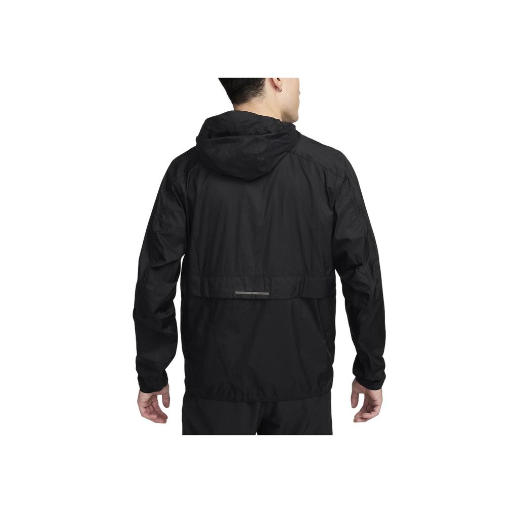 Nike Running Division Solid Color Hooded Casual Long Sleeve UV Protection Jacket Men Jackets Black FN3971-010