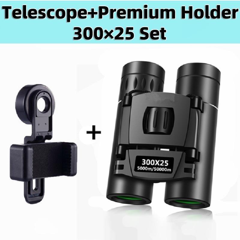 Powerful Binocular Long Range Telescope Hd Zoom Portable Professional Folding Low Light Night Vision Monocular 4k For Tourism Outdoor Tools