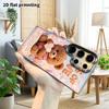 Phone Case: 2D Flat Samsung Galaxy A34 A35 M05 M06 S20 S22 S21 FE Plus 5G Protective Case, Couple Style, Heart Brown Teddy Bear, Christmas and Hallowe