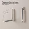 Clothes Hanger Organizer Wall Mounted Clothes Hanger Storage Retractable Hanger Holder Stand Space Saving Clips Clothing Storage