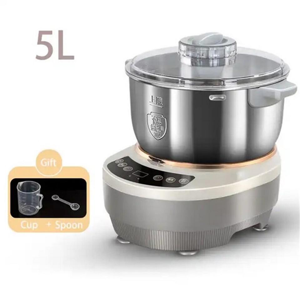 5/7 Liter Stand Mixer, 200W Electric Dough Maker, Household Smart Fermentation Flour Mixer Kneading Machine for Bread, Pizza