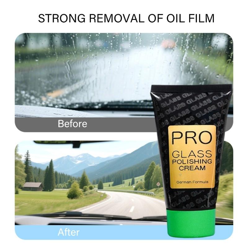Auto Glass Cleaner That Eliminates Oil Film Residues On Windshield & Window Ensuring Unobstructed Visibility for Vehicle