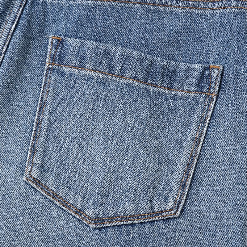 GAP Women's Vintage Washed Ripped Straight Jeans