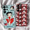 B-Betty-Cute-B-Boop Anime Phone Case For Samsung S 24 fe 25 Ultra plus 20 lite 21 30 22 23 24 22 Ultra 5G Fundas