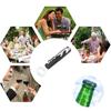 Tragbarer Einfacher Weinöffner Mini Edelstahl Metall Korkenzieher Flaschenkorkenzieher Doppelt Gelenkiger Outdoor Weinöffner Bieröffner