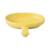 Hasami Ware Yellow Soy Sauce Dish with Chopstick Rest - Prevents Over-Pouring for Reduced Salt Intake