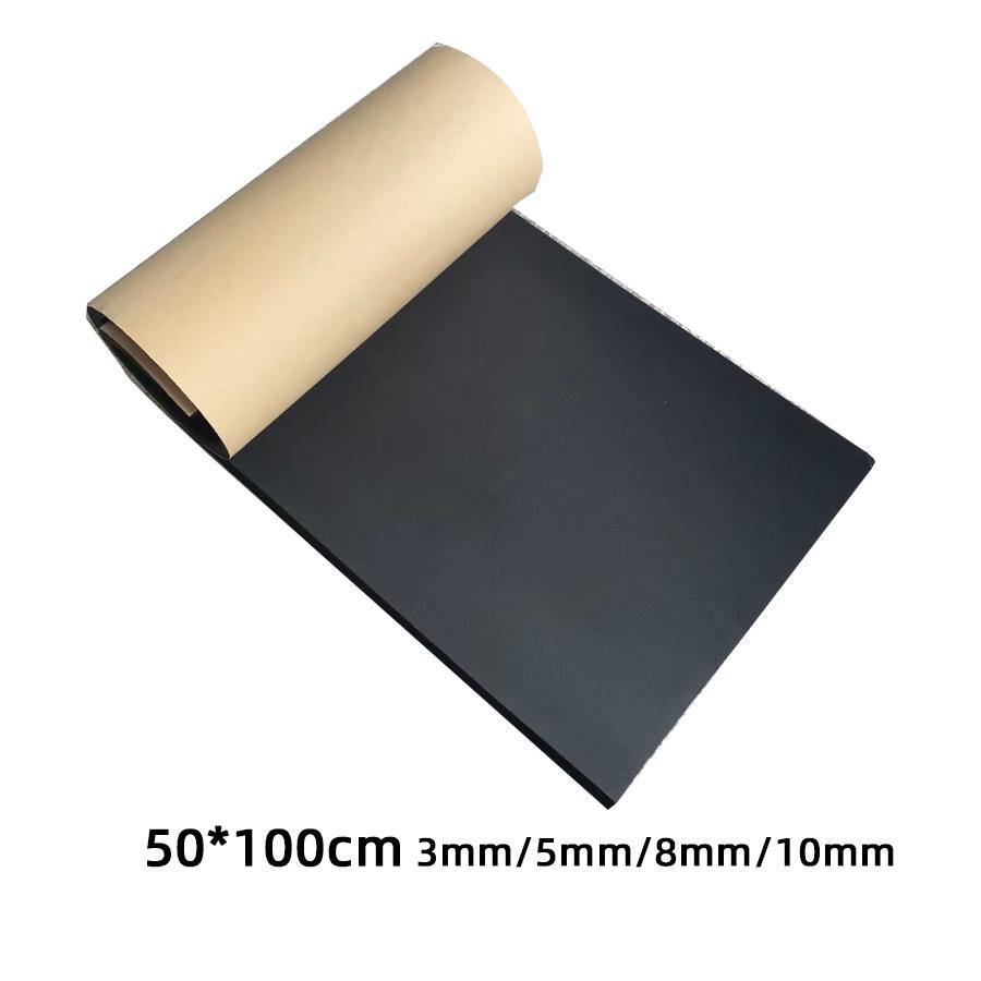 50x100cm Black Cotton Soundproofing Material with Adhesive Backing