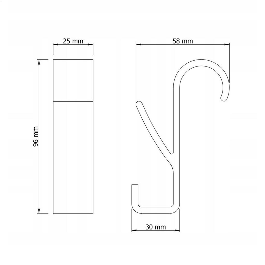 Door Hook Radiator Towel Rail Hanger Hooks 8 Pieces Space-Saving Utility Storage Organizer Rack For Bathroom Kitchen Warehouse
