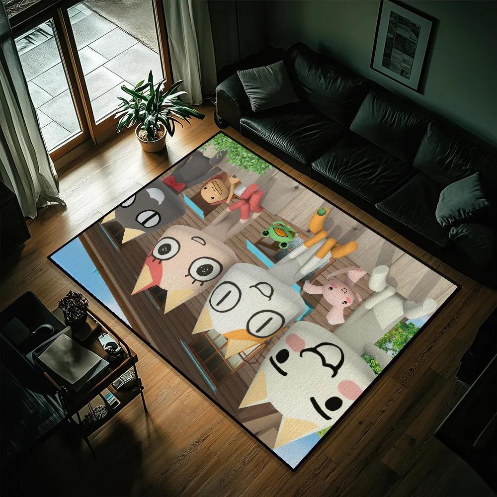 

Иноуэ Торо Милый Кот Коврик для Двери Прихожая Нескользящий Коврик для Двери Моющийся Кухонный Ковер Гостиная Ковры для Коридора Ванная Комната Ванная Декор 40cm x 60cm