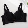  Ice Cream Thin Cup Underwear Women's BC Cup Closed Breast Adjustment Bra Non-magnetic Gathering Anti-sagging