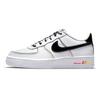 Air Force 1 '07 LV8 GS Fresh White Black Bright Crimson Light Voltage Yellow Metallic Gold DJ5528-100