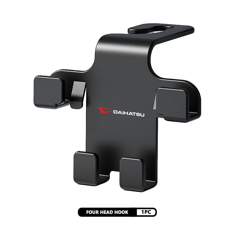 

For Daihatsu Car Logo Seat Back Hook Phone Hanger Headrest Hanging Bag Storage Rocky Luxio Move Terios YRV Feroza Taft Trevis