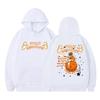 Unisex Hooded Sweatshirt With Astronaut Print Loose Fit Casual Sportswear Men Women Teens