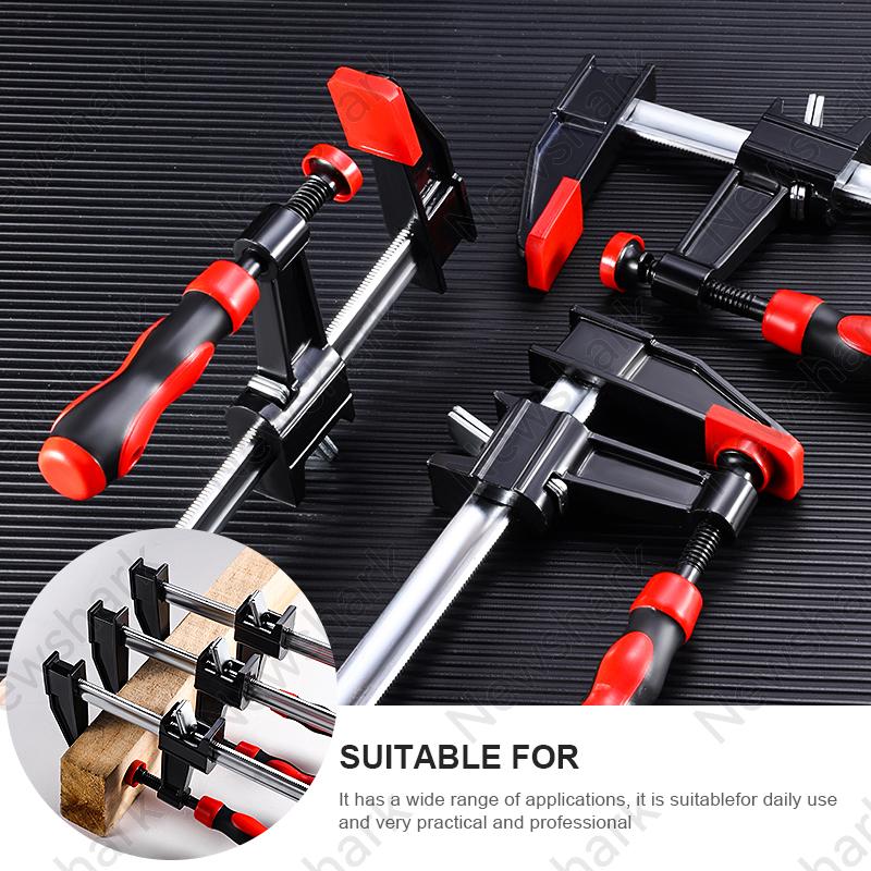 Xiaomi 6-Inch F-Shaped Woodworking Fixture Quick Clamp, Woodworking Hard Grip, Decompression Release Suitable for Woodworking DIY Tools