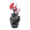 110V Flower Vase Waterfall Fountain Tabletop Indoor FengShui Water Fountain Home Room Decoration Exquisite Workmanship Resin