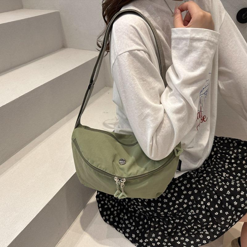 Praktische, leichte und lässige Damen-Tasche mit großem Fassungsvermögen, Tote Bag, einfache und leichte Mode, einfarbig, vielseitige Schulter-Umhängetasche