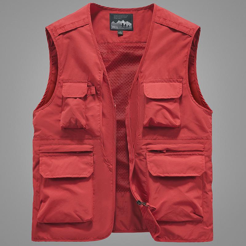 Men's Autumn Outdoor Casual Multi-Pocket Vest