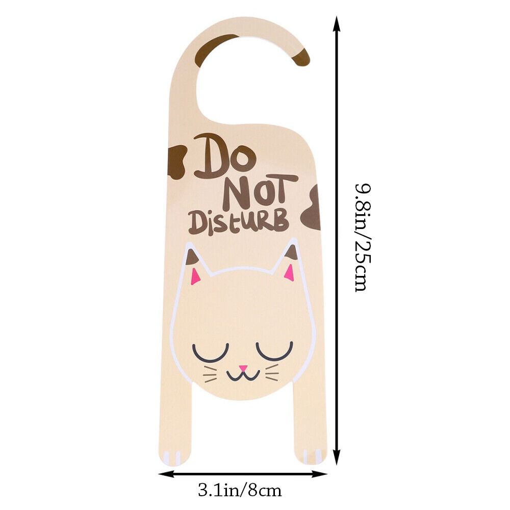 Home Do Not Disturb Door Sign PVC Hanging Sign Door Decoration Tags Door Pendant Hotel