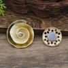 New enamel spiral flower magnetic corsage women's autumn and winter fashion versatile magnetic brooch