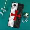 Knights Templar Coat of Arms For Realme 15 Pro GT7 GT6 10 11 12 13 14 Pro Plus C55 C71 C67 C63 C61 C53 C35 C65 C75 Case