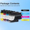 LC3037 XXL Super High-Yield Ink Cartridges Black/Cyan/Magenta/Yellow (4-Pack) - LC3037XXL Ink Cartridges Replacement for Brother Ink LC3037