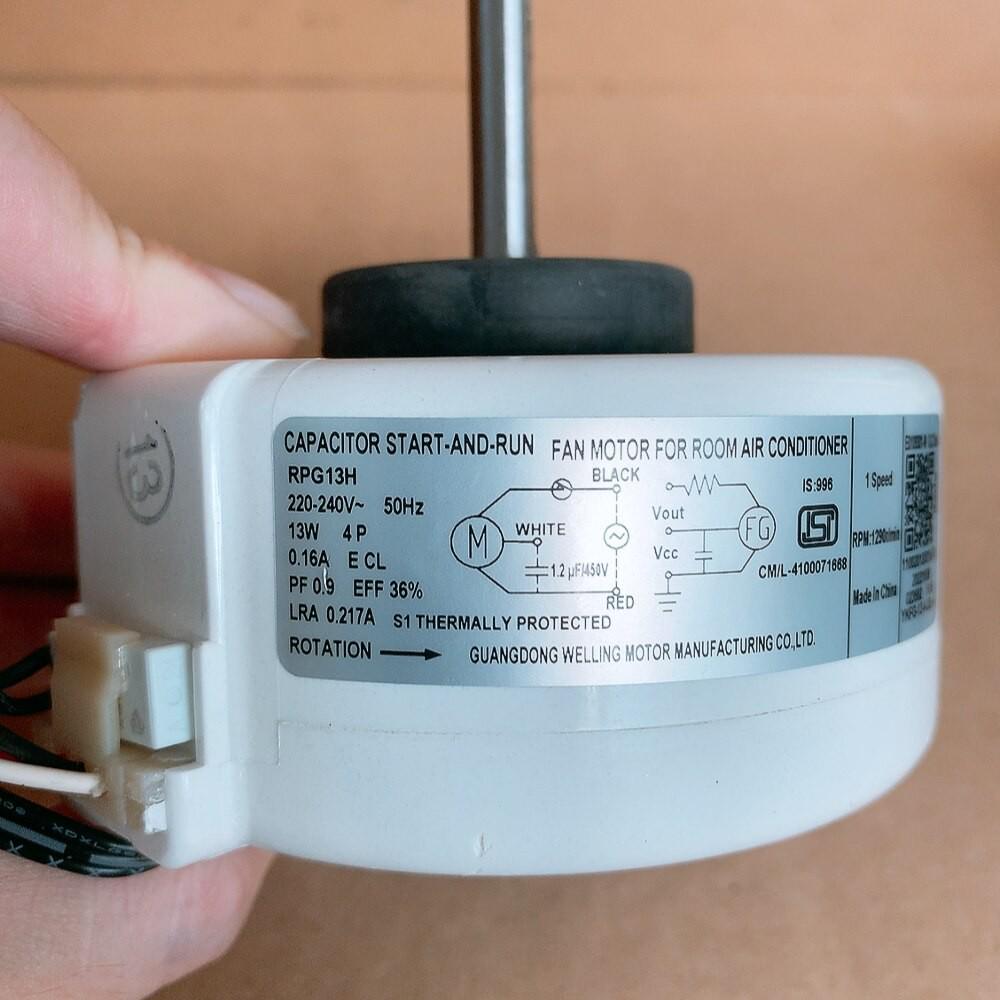 Motor Interno Compatible Midea Aire Acondicionado Ventilador AC de 6 Cables RPG13H, Equipo #11002012033454