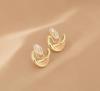 Simple Design Enamel Ring Without Pierced Mosquito Coil Ear Clip
