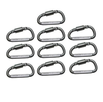 10 Teile/los Fallschirm Lanyard Schnalle Bergsteigen Schnalle KKDS D Schäkel Schnalle Karabiner