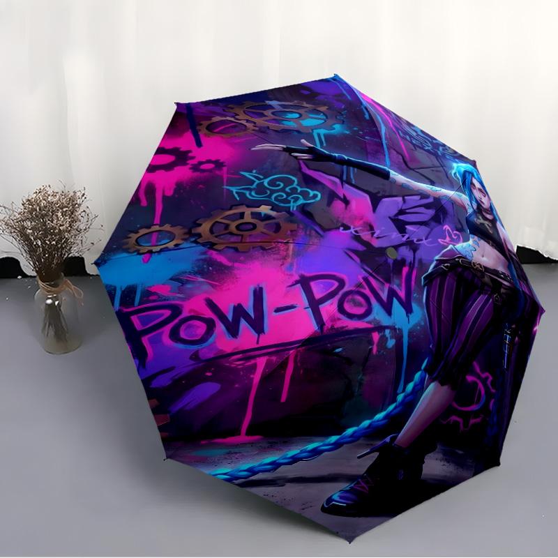 1pc Game L-Lol Umbrella, Sun Protection, And UV Shielding. It Has Eight Sturdy Ribs for Outdoor Use And Perfect As a Holiday Gift