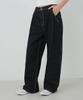 CITYBREEZE [Select Length] Non-Faded Tuck Wide Denim Pants_Indigo