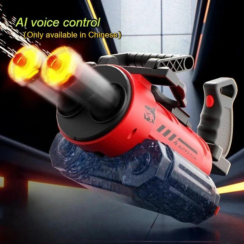 Powerful Intelligent Gatling Water Gun Toy Electric Water Pistol Spray Blaster Beach Summer Pool Outdoor Toys for Boys Kids Gift
