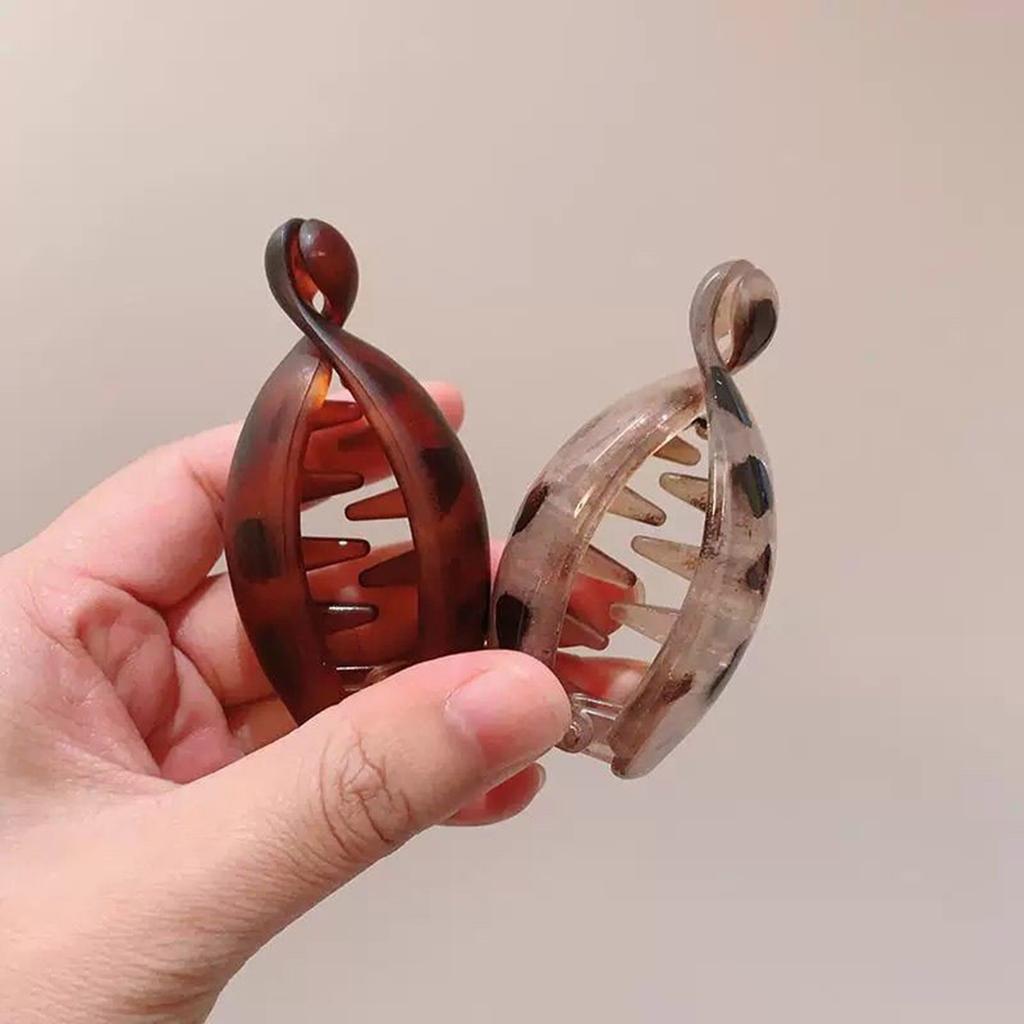 Matte Color Banana Hair Claw Clip For Women Elegant Updos Styler NonSlip Hair Grip For Thin Hair With 4 Color Optional