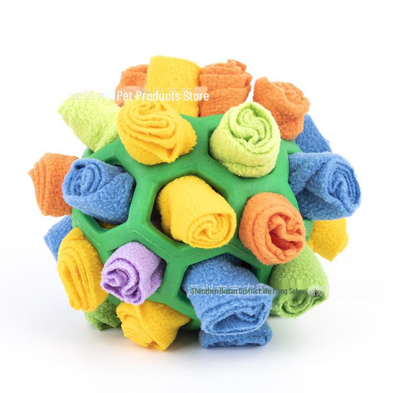 "Giocattolo per cani Blast Ball: Puzzle interattivo di gomma "Annusa e trova cibo"