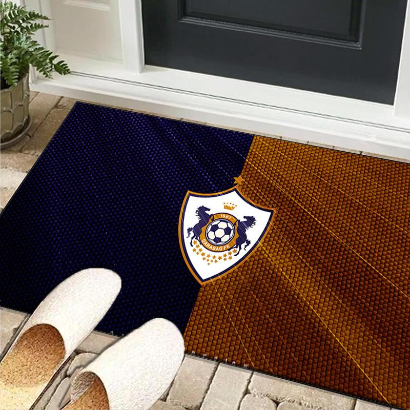 1PC rug Dynamic Qarabag Crest Design Carpet, Chair Rug,Area Rug for Office Bedroom living rooms bedroom, Doormat decor Christmas fan gifts