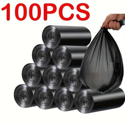 5 Rolls of 100pcs Small Disposable Trash Bags - for Kitchen, Bathroom, Bedroom and Office - Multi-Purpose, Leak Proof Trash Bags