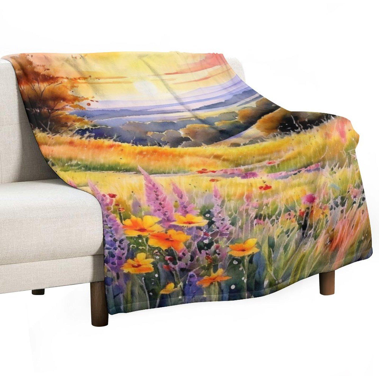 

Vertrumte Landschaften Throw Blanket Decoratives Sofas Soft warm for winter Blankets 30x40in