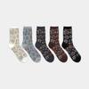 GGRN Women's Fashion Socks_W-L-403 Classic Floral Garden