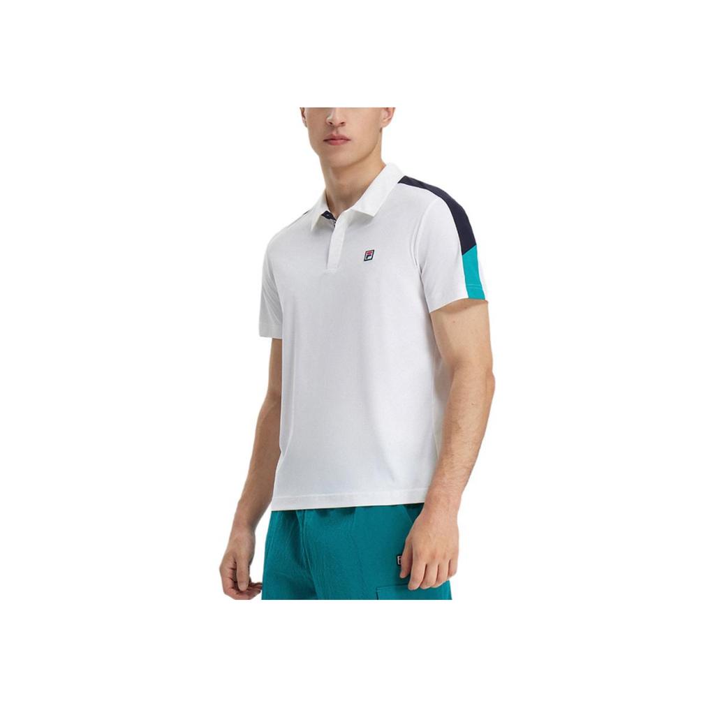 New FILA Polo Shirt Men's Jade White A11M323103FWT