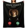 Gifts For Men Jamie Fraser Calling Cute Gift Throw Blanket Moving Designers Thermals For Travel Luxury Throw Blankets