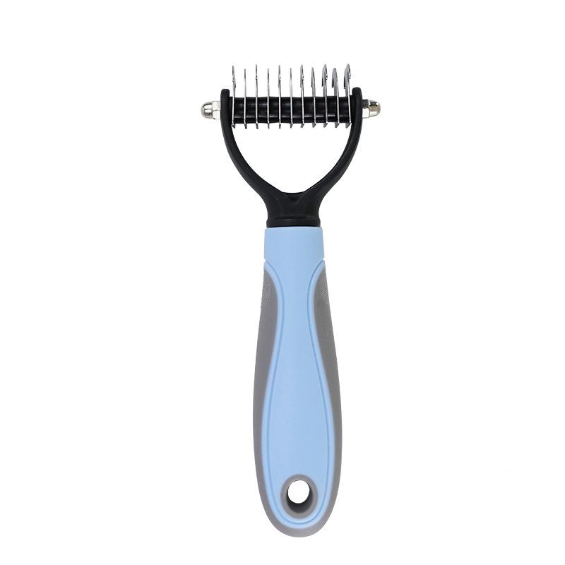 

Профессиональная щетка для удаления линьки для домашних животных, средство для удаления шерсти собак, резак для узлов для волос, расческа для щенков и кошек, щетки для ухода за собаками, принадлежности для линьки