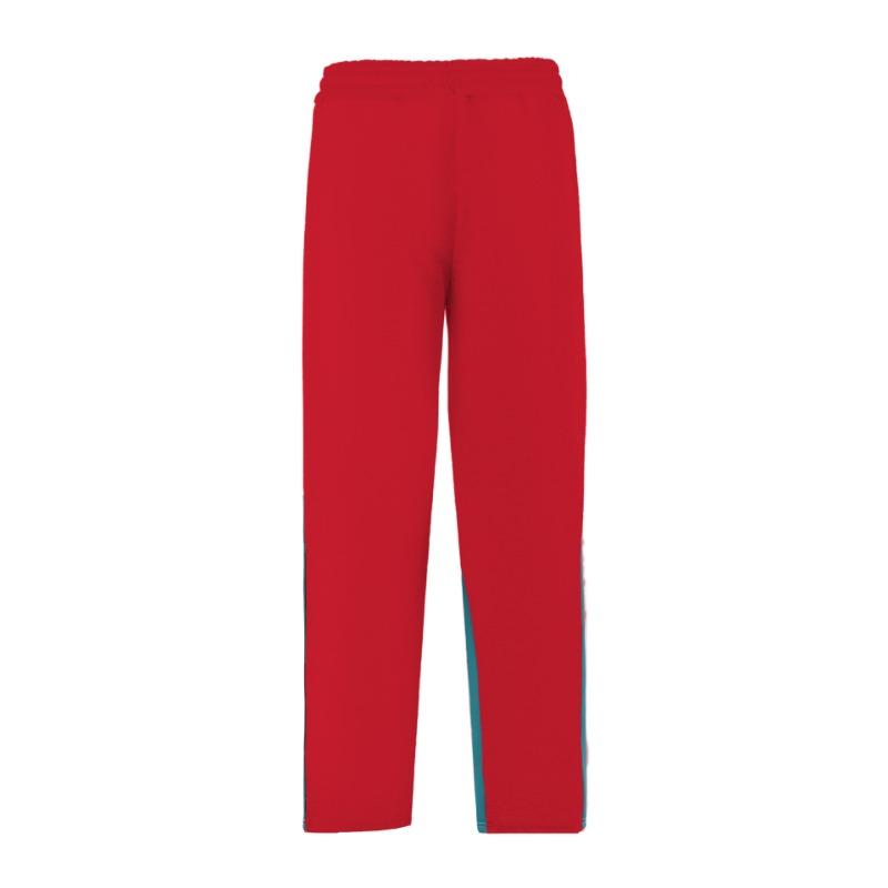 Men's Funky Pants Casual Colour Block Button Trousers Sweatpants Men's Straight Legs