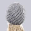 Women Winter Hand Knitted Genuine Mink Fur Hat Natural Warm Good Elasticity Fur Cap Russia Lady Quality Real Mink Fur Hats