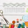 Quilters Ruler Clear Acrylic Wavy Patchwork Templates Clear Acrylic Quilting Rulers Quilters Rulers for Sewing Machine