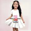 Summer Loose Fit Sundress Girls Peppa Pig Cute Cartoon Print Casual Soft Lightweight