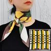 Polka Dot Silk Scarf: Versatile Spring/Autumn Accessory & Hairband for Women