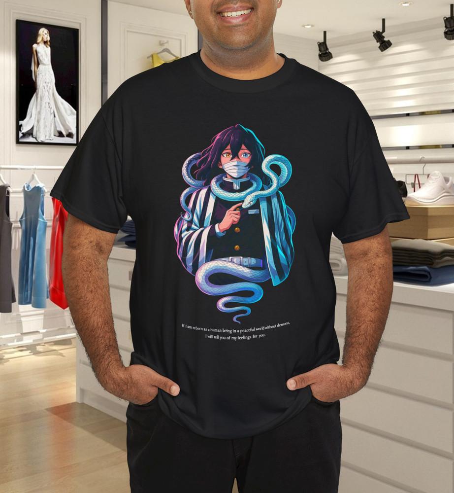 

Obanai Iguro Serpent Hashira T-Shirt – Demon Slayer Anime Graphic Tee S