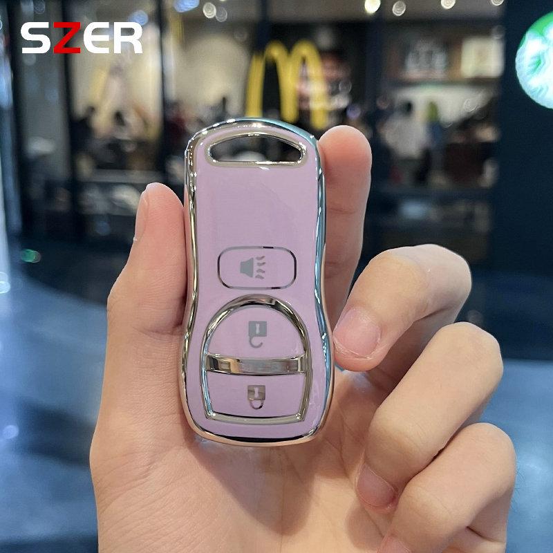 For Nissan Armada Tiida Frontier Sentra X-Trail T30 Altima Maxima For Infiniti Qx56 Ja60 Fx35 Fx 35 Soft Tpu Car Key Cover Case