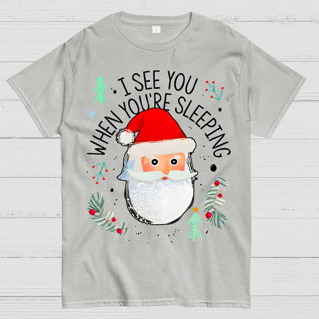 I See You When You're Sleeping Cotton Summer Casual Cool Loose T-Shirt