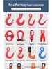 Lifting Chain Sling Set with Four Legs and Two Hooks - Grade 80 Manganese Steel Rigging